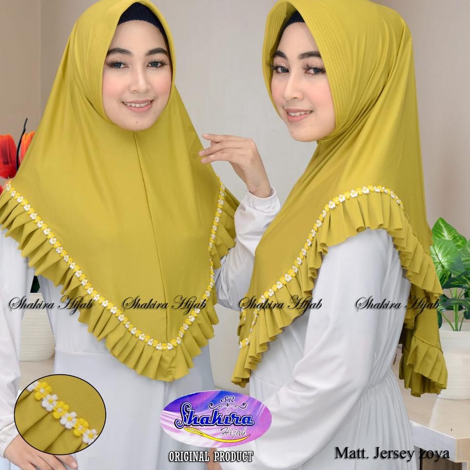 [DISCOUNT BT735] Jilbab Instan Nabila Melati Rampel Hijab Original Shakira Kerudung Dewasa Langsung 