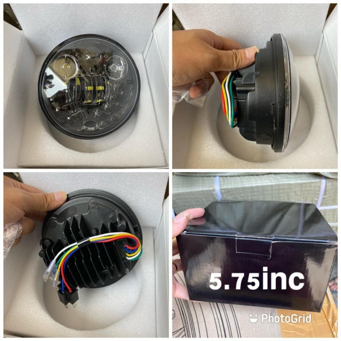 lampu depan daymaker spider 5 75 inch bisa sen