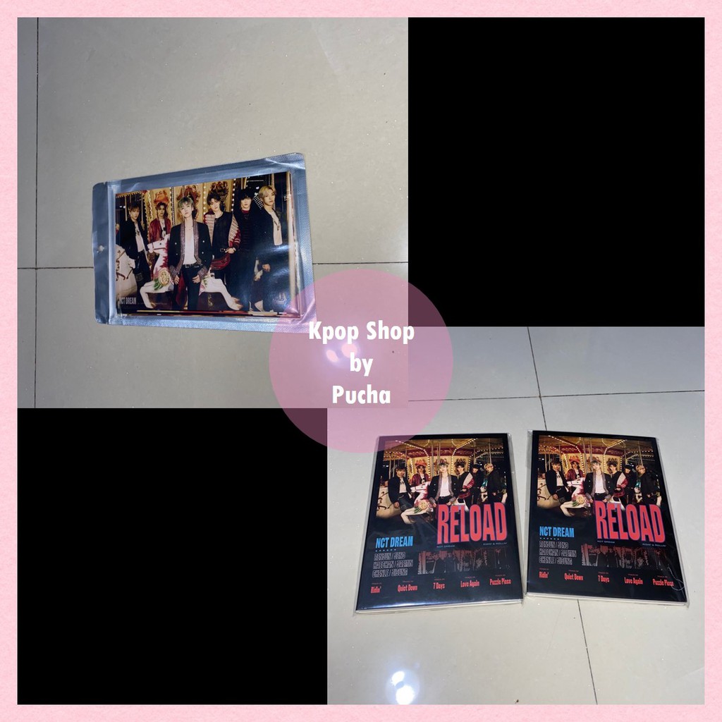 [ PELUNASAN ] NCT DREAM - RELOAD SHARING POSTCARD & PHOTOSET