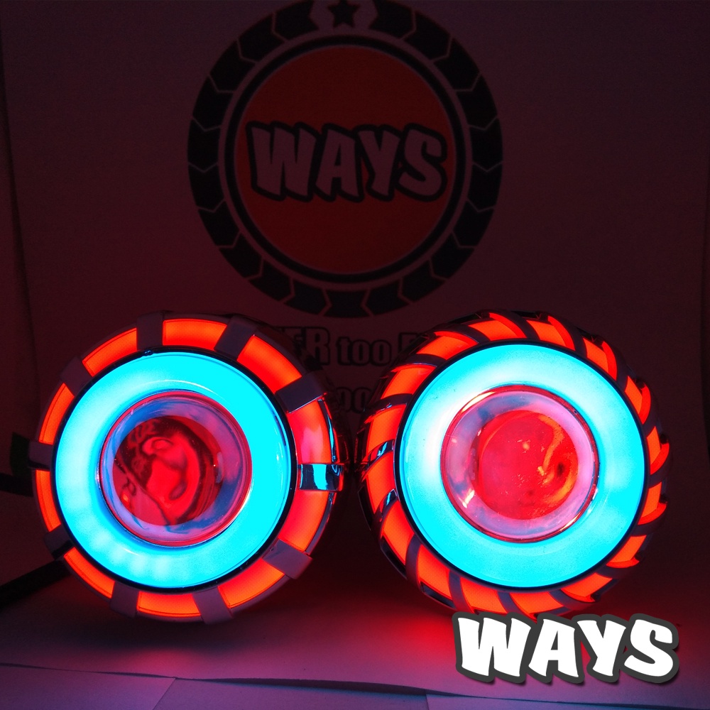 L098 | Lampu Depan Projector Projie Proji LED Running Variasi Motor Mio Beat Vario Jupiter Z Mx King