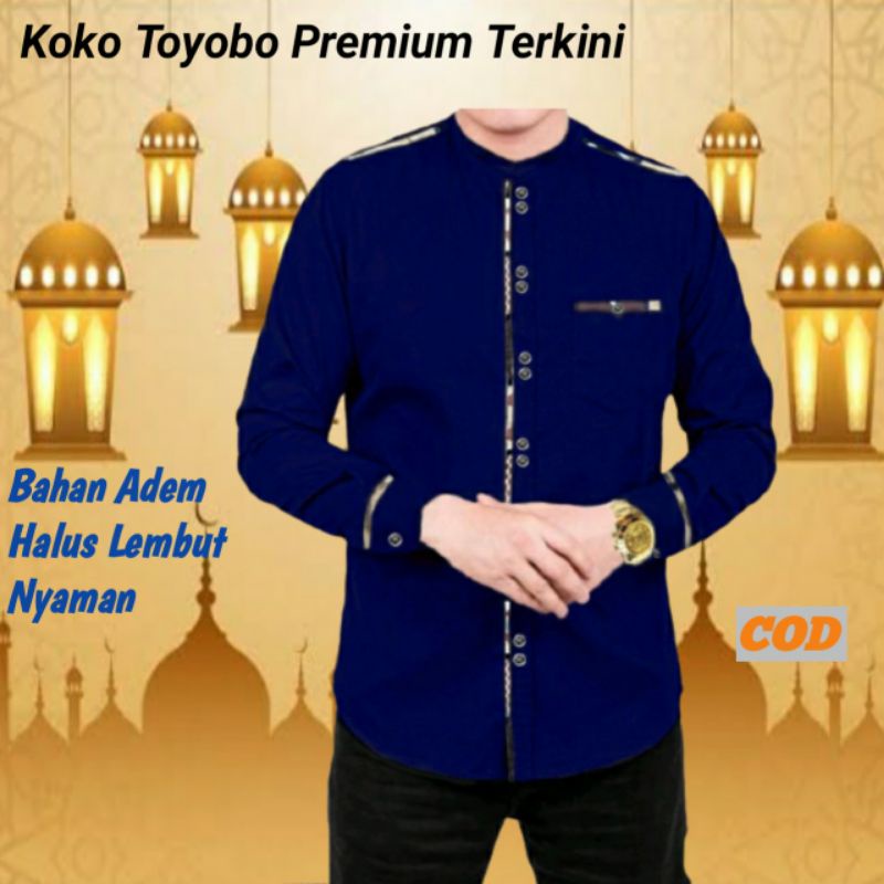 BAJU KOKO MURAH BAJU KOKO PRIA LENGAN PANJANG TERBARU 2021 SULTAN TOJIRO TERMURAH TERLARIS JUMBO KEK