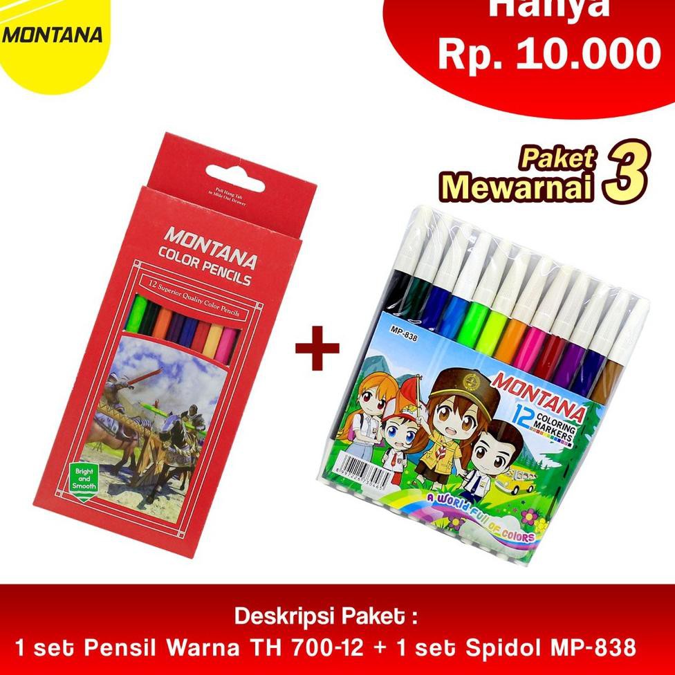 

Oa9Code PAKET MEWARNAI 3.0 !!! Pensil Warna TH-700 + Spidol MP-838(paling laris)E7J5