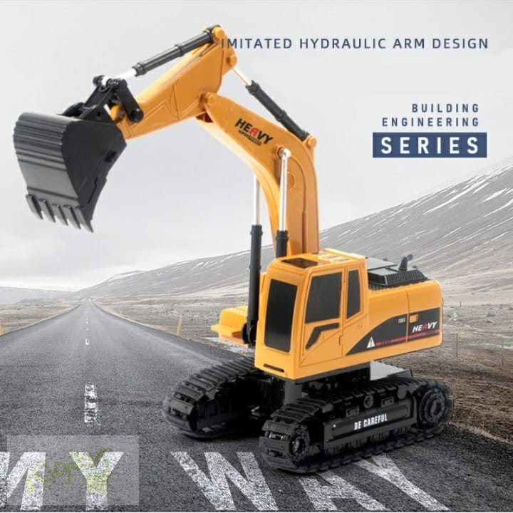SYARIAH TOYS HENGJIAN RC EXCAVATOR TRUCK KONSTRUKSI BEKO 360 REMOTE CONTROL 1:24 VERSI BARU ADA SUAR