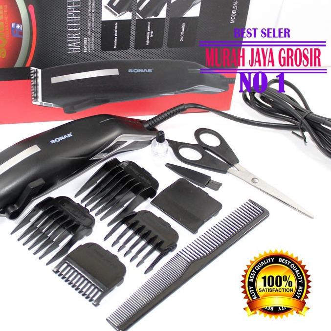 ❅ Sonar SN 103 alat cukur rambut mesin cukur listrik clipper pencukur rambut ✸