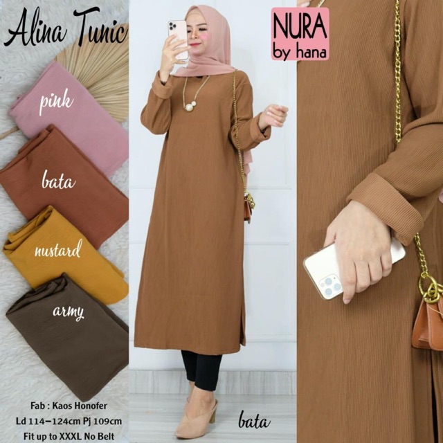 ALINA TUNIK BY NURA / TUNIK / LONG TUNIK