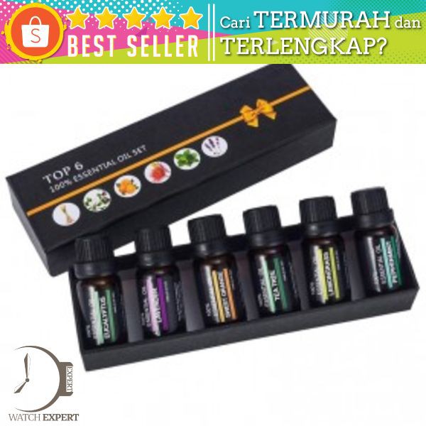 Firstsun Set Pure Essential Fragrance Oils Aromatherapy Diffusers 10ml 6PCS - RH-06