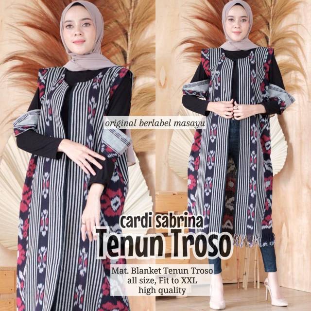 Cardi sabrina tenun