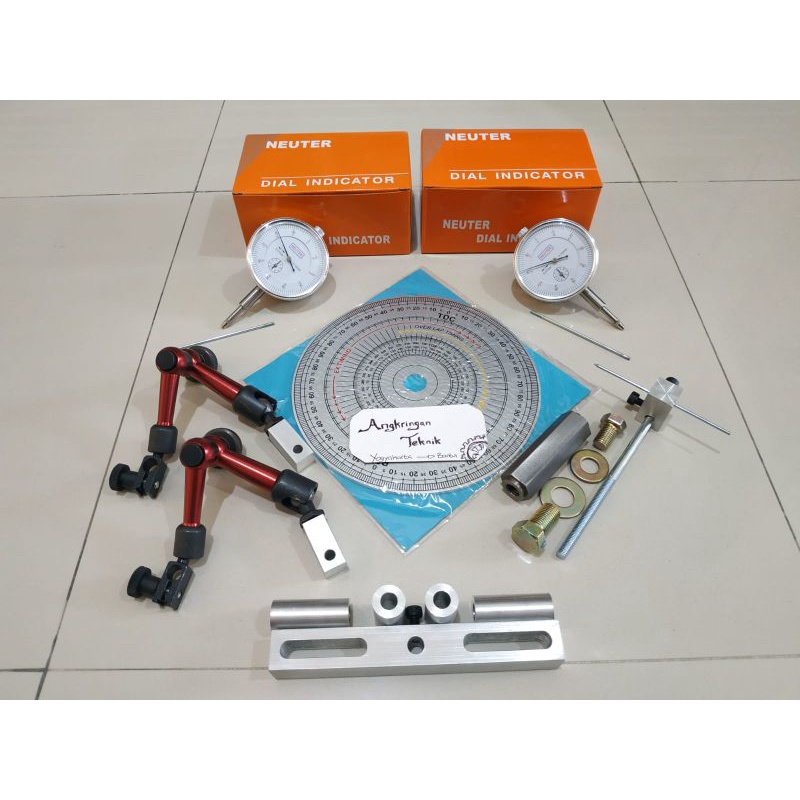 dial set busur derajat dayel semua motor stand robot dial indicator neuter