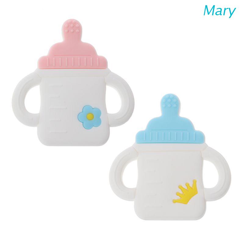 Mary Mainan Teether Botol Susu Bayi Bahan Silikon BPA Free Charms