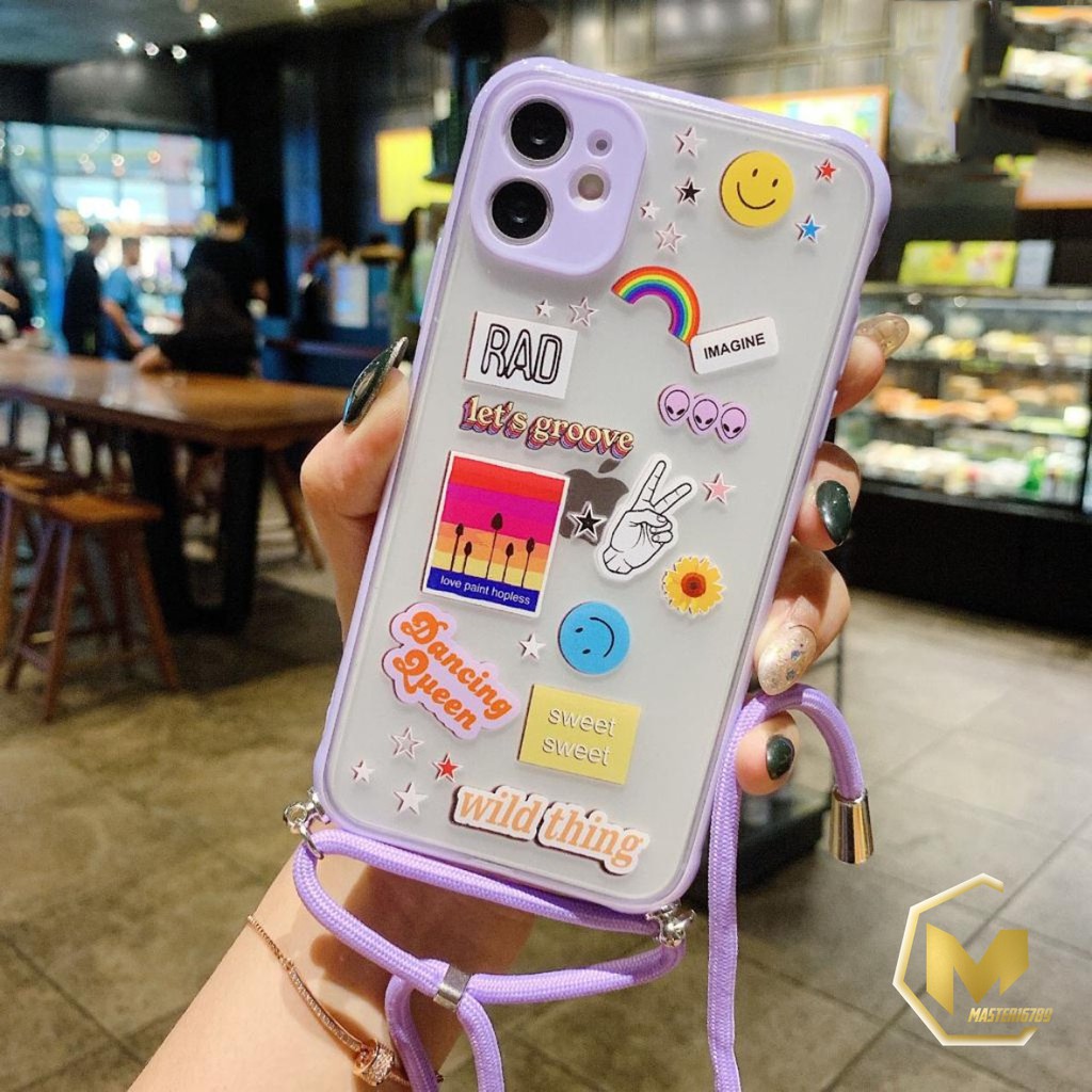 SS186 CASE SLINGCASE TALI LANYARD VIVO Y71 Y71I Y81 Y81C Y83 V5 LITE V5S Y65 Y69 Y91C Y1S MA1160