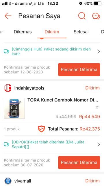 Tora Kunci Gembok Nomor Digital 40 Mm - 10 Digit