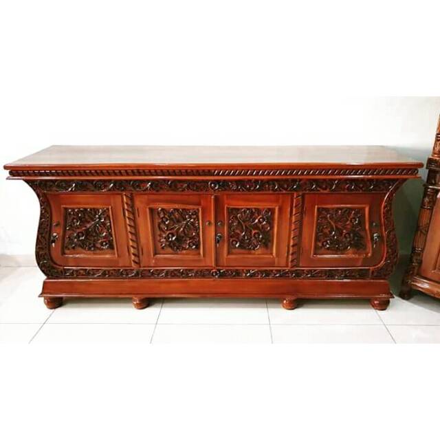 Bufet jati biola jati 2meter