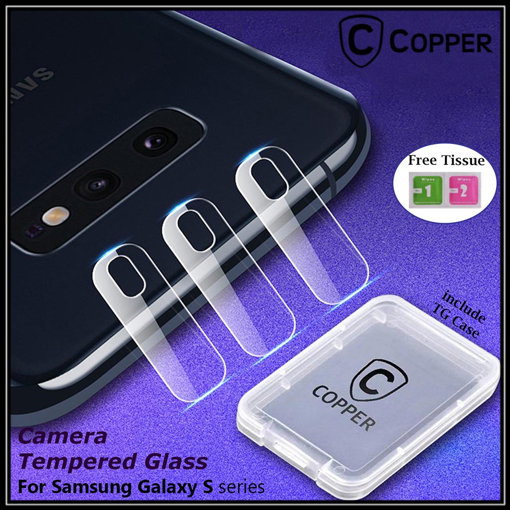 Samsung Galaxy S10 Plus - COPPER Tempered Glass Kamera