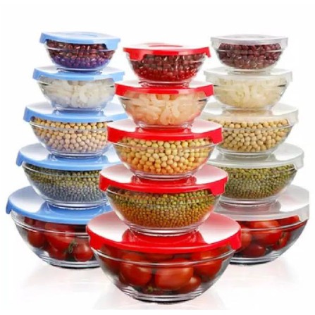 MANGKUK KACA / Glass Bowl Set / Fresh Bowl kaca / Mangkok Bowl