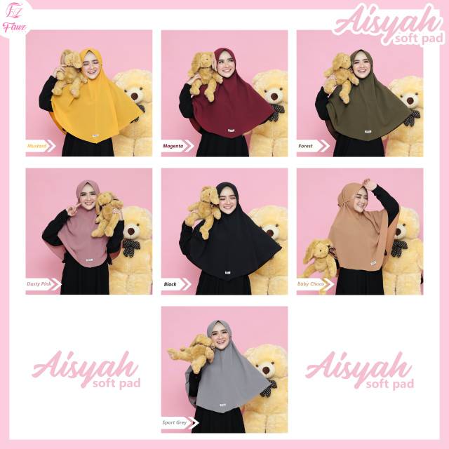 Aisyah Soft Pad by Fauz Hijab (Siap Kirim)