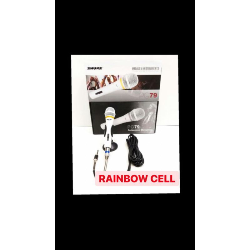 Mic kabel SHURE PG 79 PG 79 PG 79 MICROPHONE VOKAL CABLE