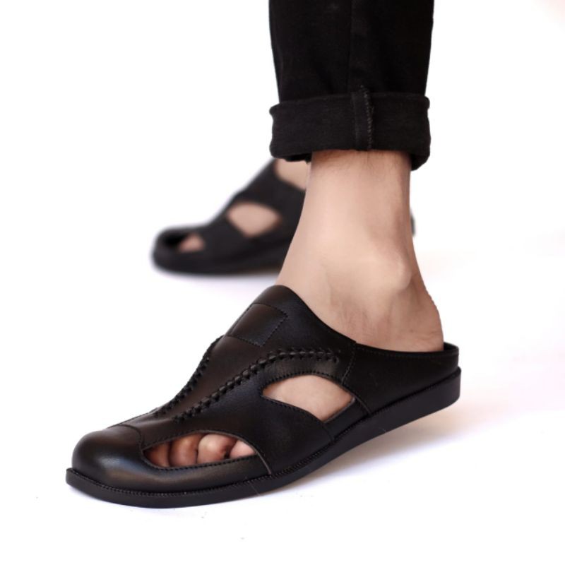 CRAFTS X WIRO Sandal Kulit Pria Sandal Casual Pria Original Bustong