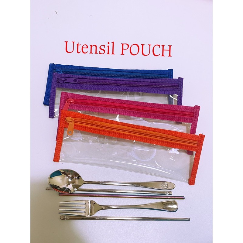 Fawn’G Handmade - Clear Utensil POUCH / POUCH Sendok / POUCH Sedotan