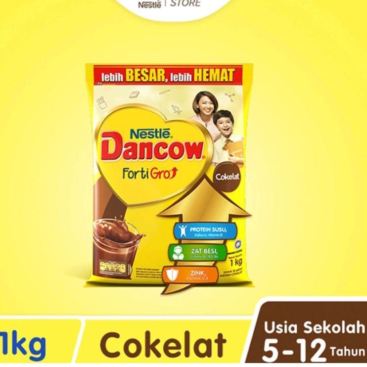 

idD8p3O--Dancow Fortigro Refill 1kg/800gr - Cokelat / Instant / Full Cream