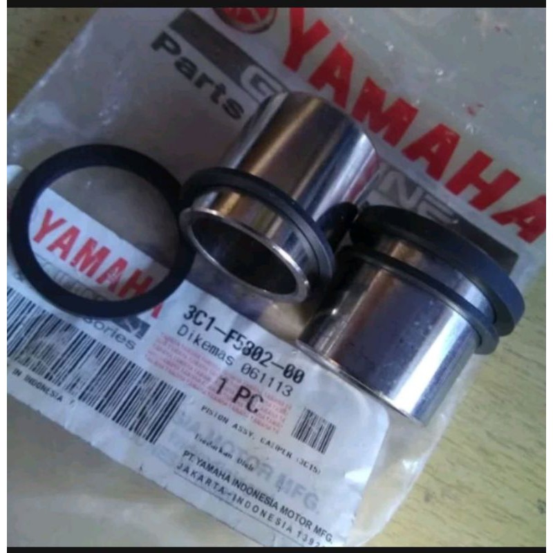 Jual PISTON KALIPER DEPAN ASSY YAMAHA VIXION R15 V2 lama ORIGINAL 3C1