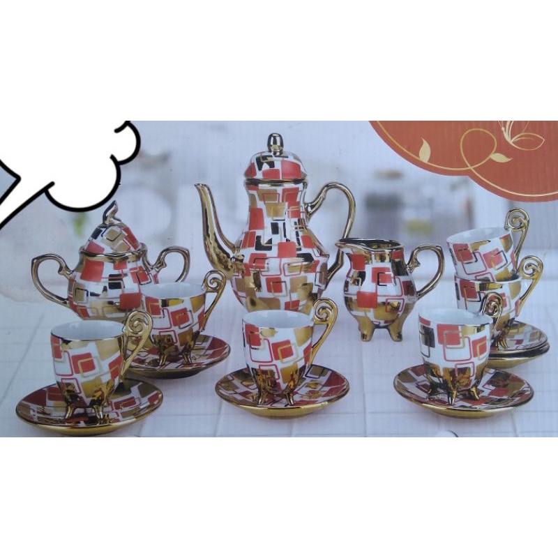 17 pcs coffee set / Coffee set / tea set