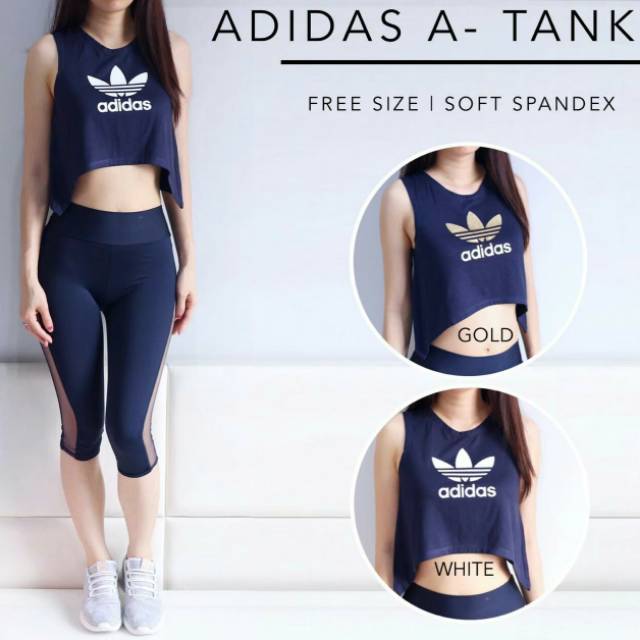Tanktop crop adidas