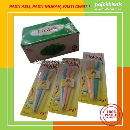 1 SET EYEBROW RAZOR / PISAU CUKUR ALIS / PISAU PENCUKUR ALIS