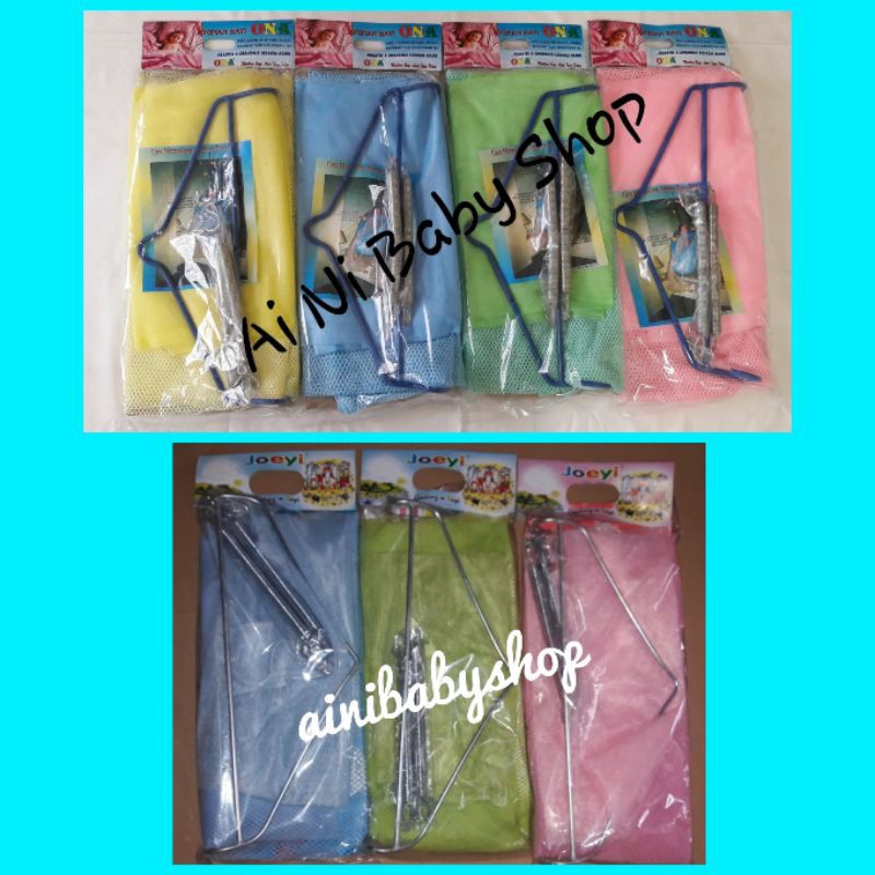 Paket Manual Ayunan Bayi Portable Warna Warni Tiang ORIENT