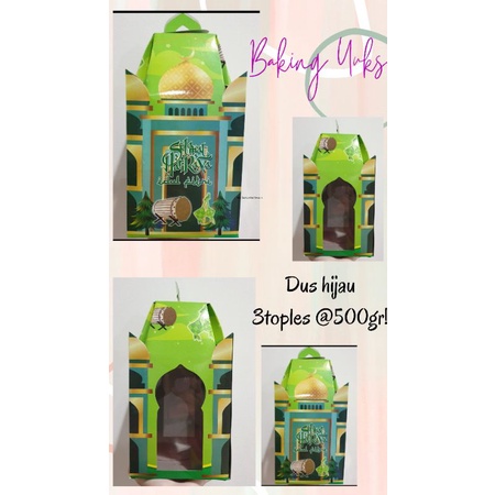 

BOX DUS PACKAGING IDUL FITRI /HAMPERS LEBARAN/DUS LEBARAN/BOX HIJAU