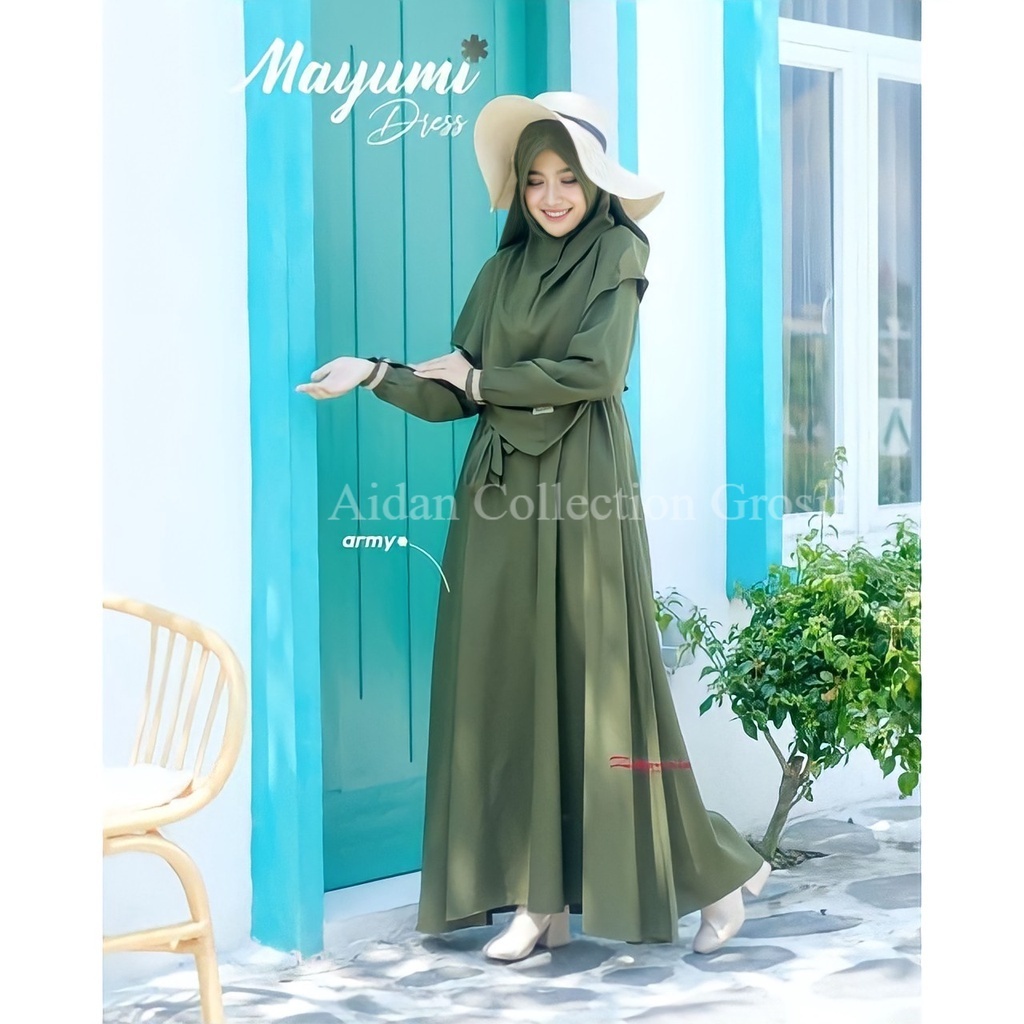 Gamis Katun Polos Toyobo Fodu Premium Basic Maxi Syari Murah