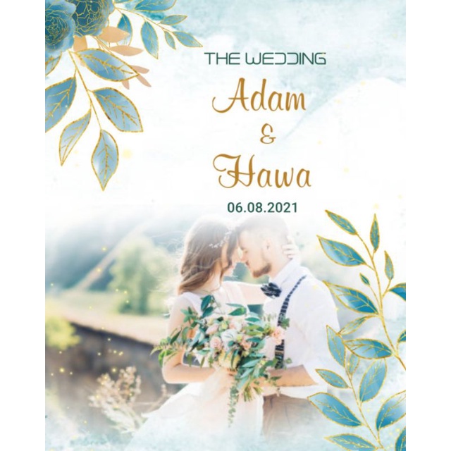 UNDANGAN DIGITAL VIDEO PERNIKAHAN ELEGAN