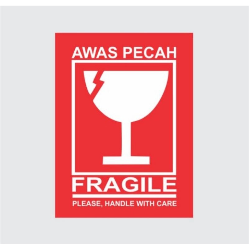

STIKER PENGIRIMAN PECAH BELAH/FRAGILE (10 pcs)