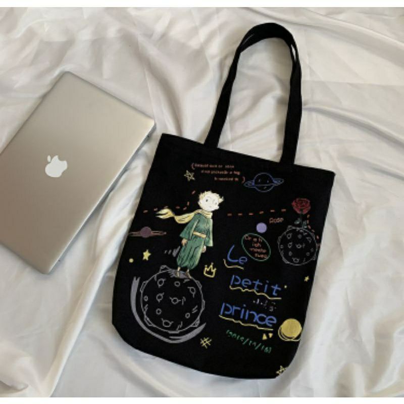 Totebag RESLETING Tas Karakter PLANET Tas Sekolah Tas Bahu