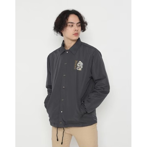 YULIUS_STORE21 - Jaket Pira Coach Parasut Gambar Naga Tren Masa Kini