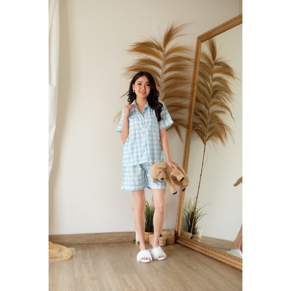 Classic Cotton Pajamas Katun Korea - Baju Tidur Wanita