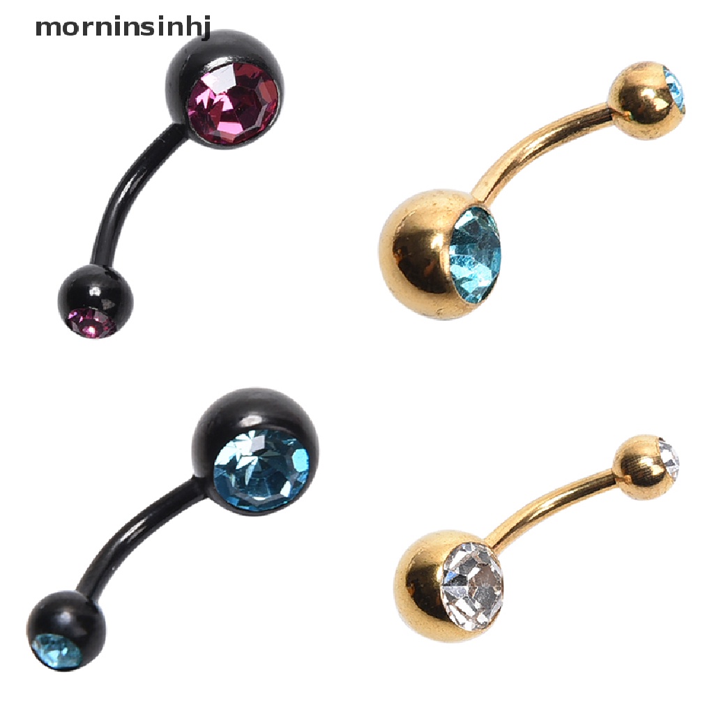 Mor Anting Tindik Perut / Pusar Bahan Titanium Steel Untuk Wanita