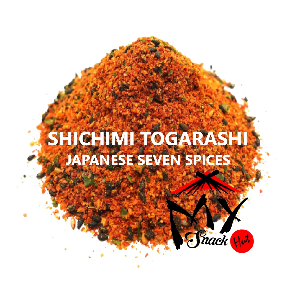 SHICHIMI SPICES 50GR - JAPANESE SEVEN 7 MIXED SPICE CHILLI CHILI PEPPER SICHIMI NANAMI TOGARASHI CABAI CABE REMPAH JEPANG