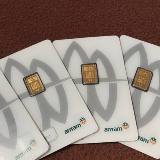 Logam Mulia Emas LM Antam 1 gram 5 gram certieye reinvented kemasan Press