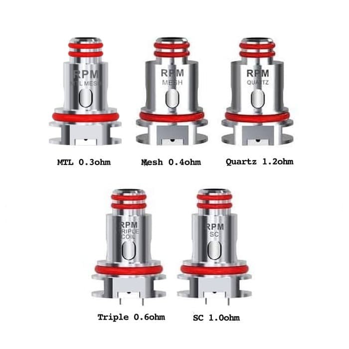 Coil Smok RPM Replacement - Smok RPM Coil 100% AUTHENTIC Pod Vape 0.4 0.6