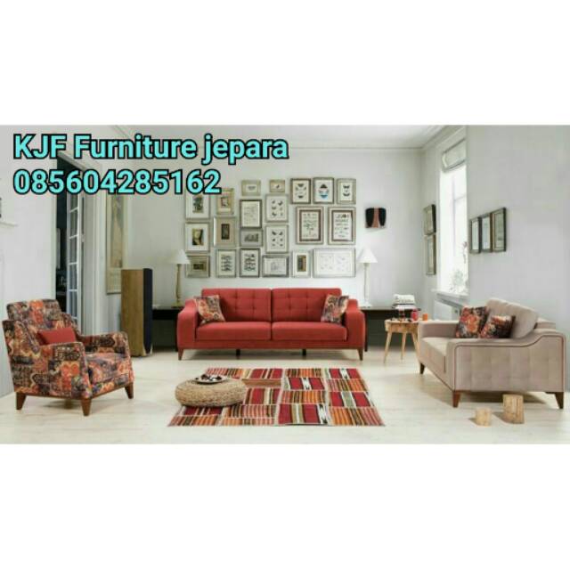 Set sofa retro minimalis 221 kjf jepara, sofa retro, sofa chester, sofa minimalis, sofa promo