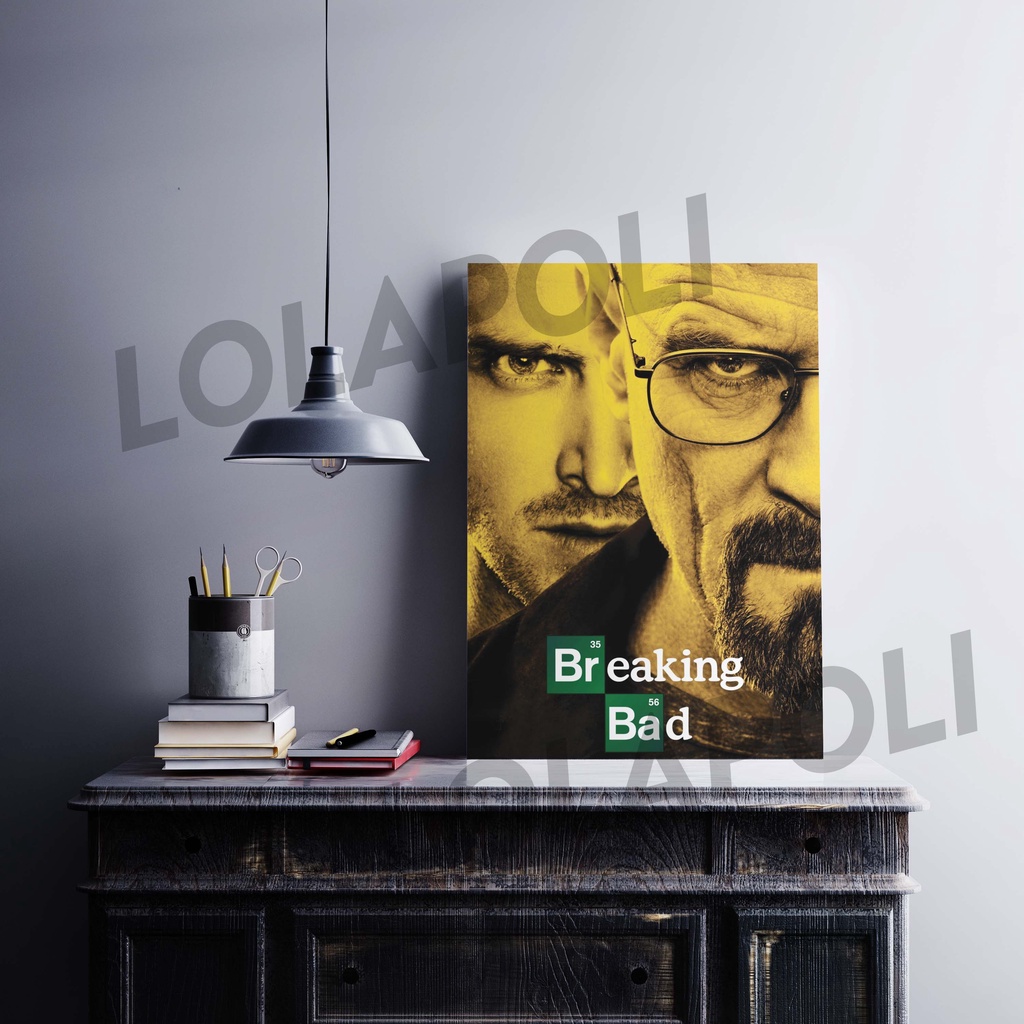 Hiasan Dinding Poster Kayu - Breaking Bad