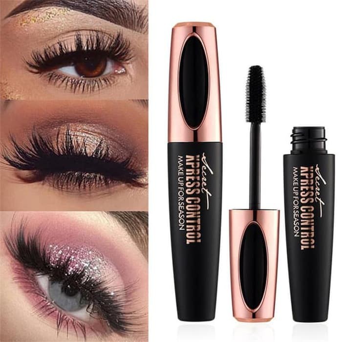 4D SIlk Fiber Waterproof Lash Mascara Maskara 4D Terlaris
