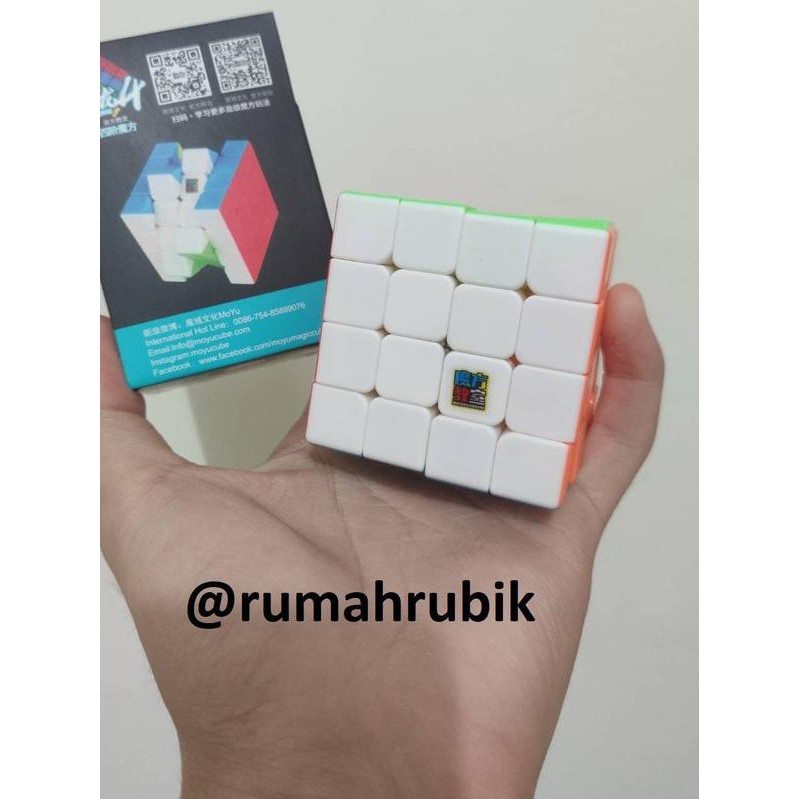 Rubik 4x4 Moyu Meilong Stickerless Red