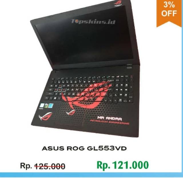 Garskin Laptop Full / Garskin Keyboard