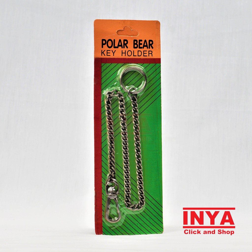 GANTUNGAN KUNCI RANTAI POLAR BEAR - CHAIN KEY HOLDER