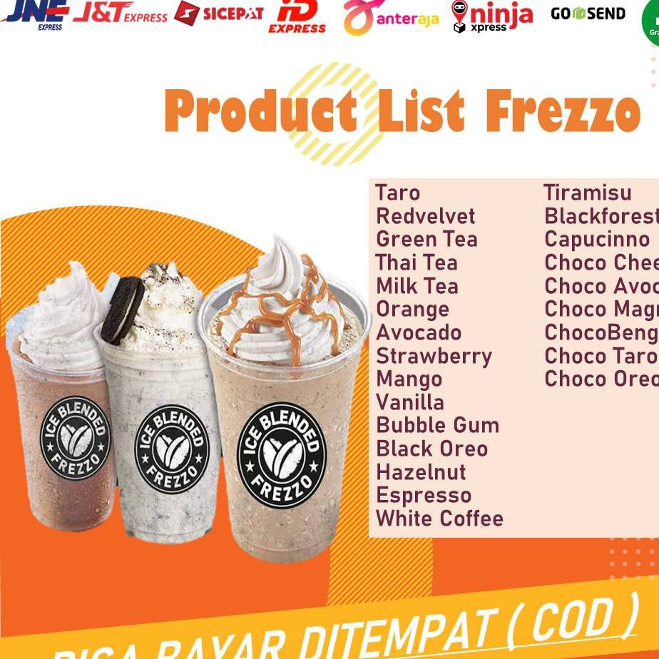 Frezzo Bubuk Minuman Rasa Black Oreoo / Black Oreoo Powder 1 Kg