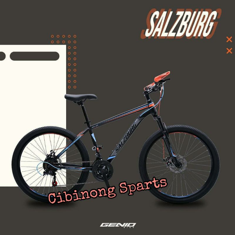 Sepeda MTB 27.5 Genio Salzburg 2020 24Speeds Cakram Khusus Gosend