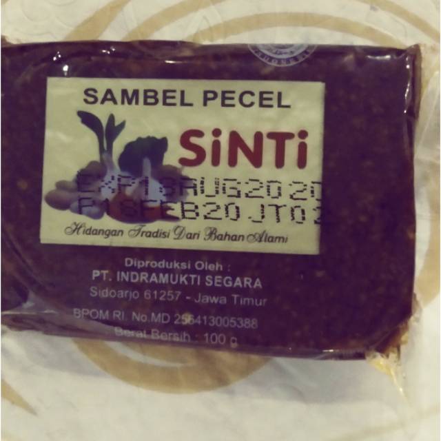 

Sambel pecel Sinti