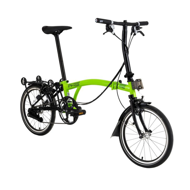 Sepeda Lipat Element Folding Bike Pikes Gen 2 Neon Lime Green 6 speed Garansi SNI-1