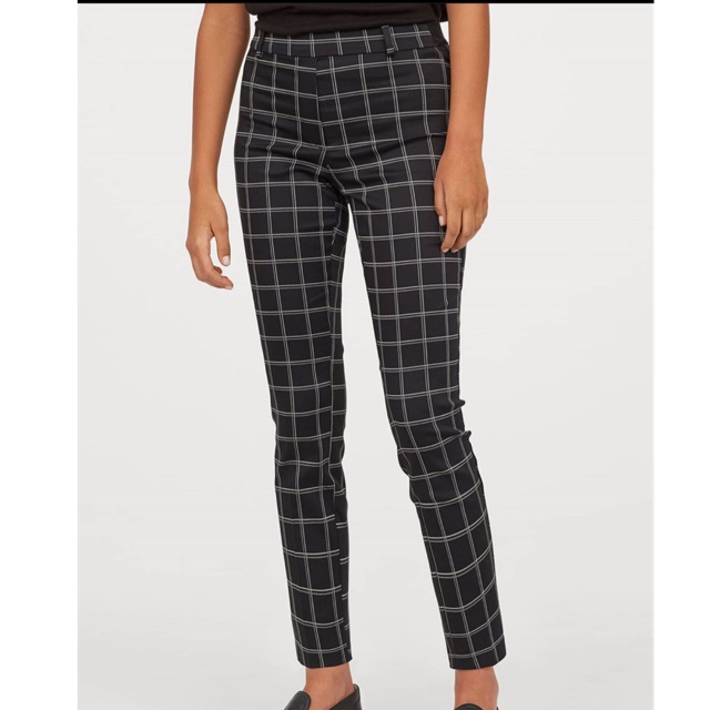 tartan pants h&m